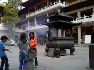 Weihrauch im Jing An Tempel