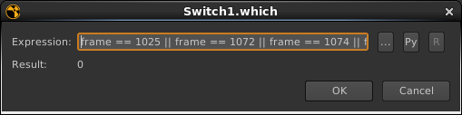 TCL expression switch