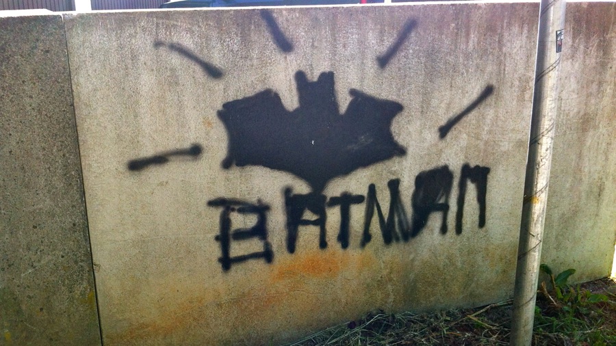 Bad Batman Graffiti